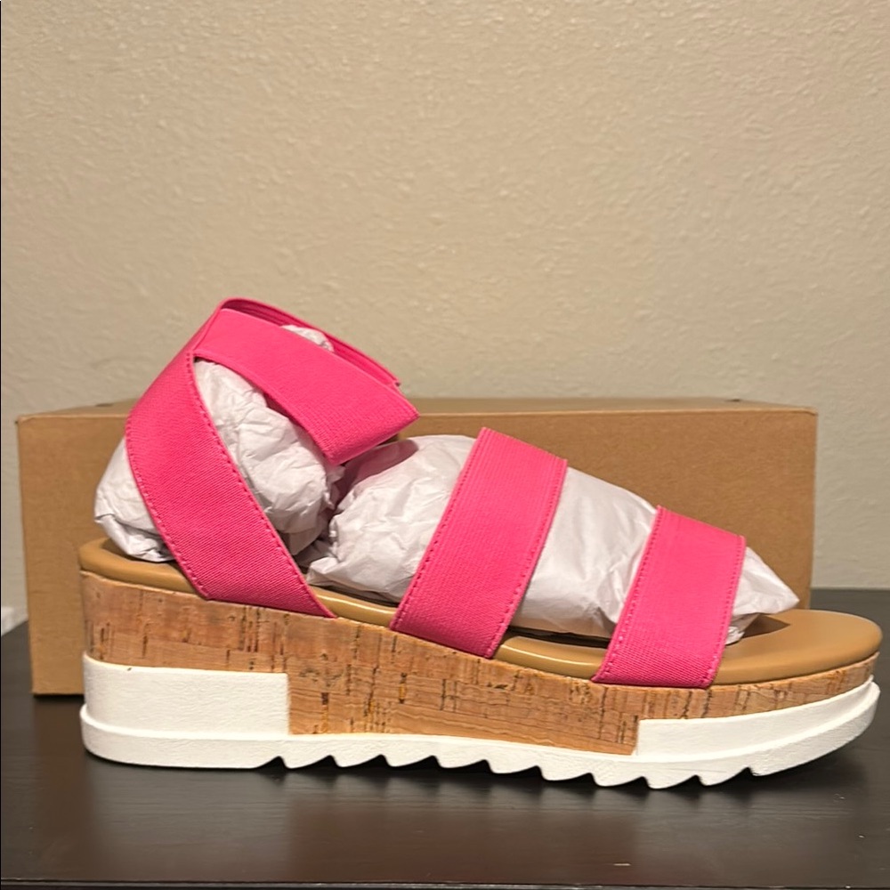 Pink Platform Sandals